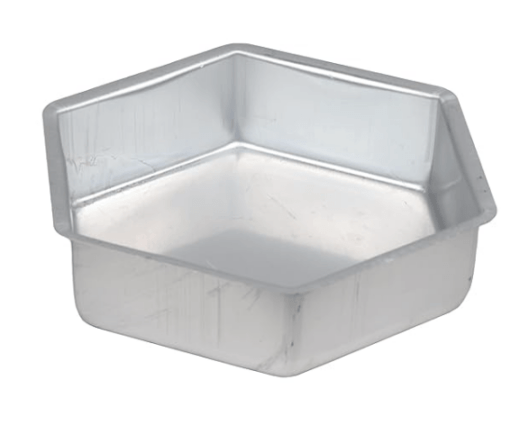 Bakers Pradise Aluminium Hexagon Cake Mould - Image 3
